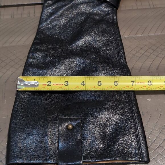 Nine West Vintage America Vavalcaria Black Leather Harness Riding Boots Sz 6.5 - Picture 12 of 14